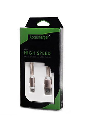 High speed Micro USB Reversible Cable